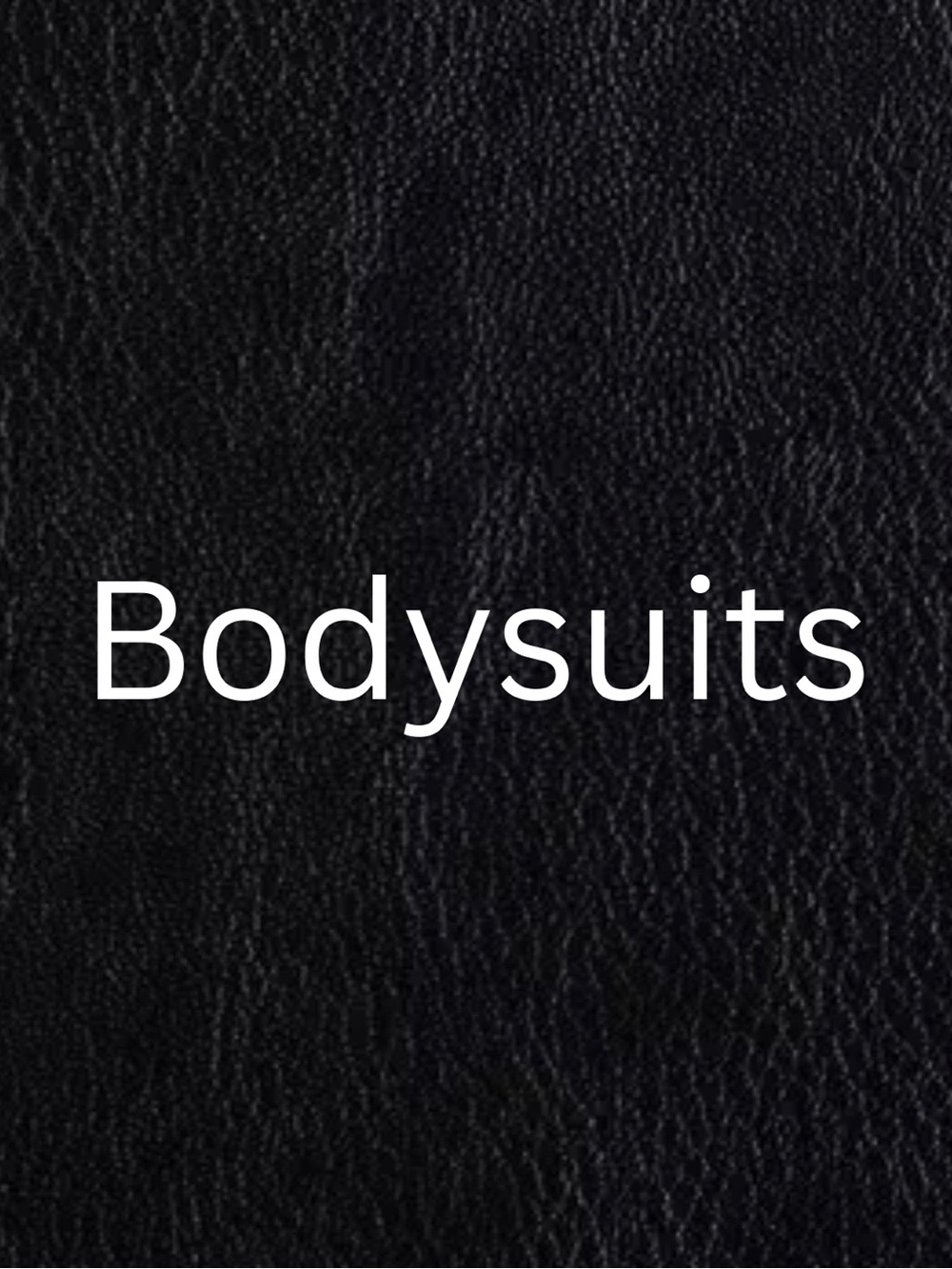 Black Bodysuit Graphic Text Image